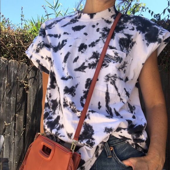 Oversized cotton tie dyed cotton T-shirt size XL - Picture 2 of 8